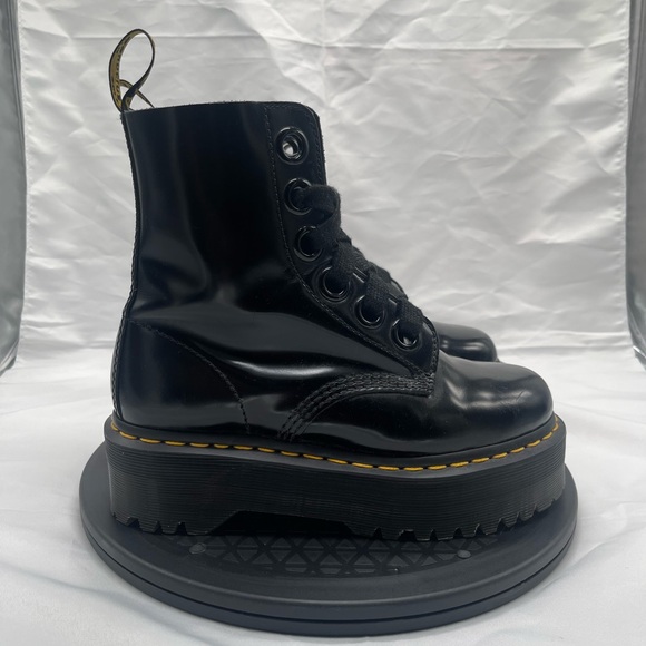 Dr Martens Doc Martens Molly Women's Platform Leather Boots - Picture 2 of 12